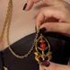 Затискачі для сосків UPKO Pulling Chain Nipple Clamps з ланцюжком-намиста, золотисті UP866020 фото 3