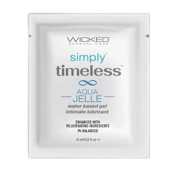 Пробник лубриканта Wicked Simply Timeless Jelle з густою гелевою текстурою на водній основі, 6 мл pos144 фото