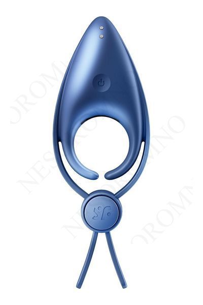 Регульоване кільце ерекційне Satisfyer Sniper з вібрацією, синє T360390 фото