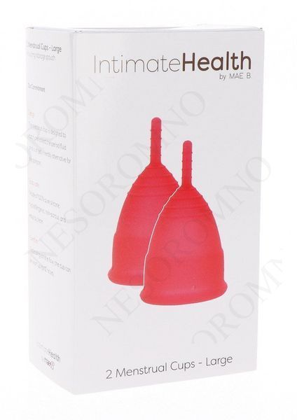 Менструальні чаші Mae B Intimate Health 2 Large Menstrual Cups MB10952 фото