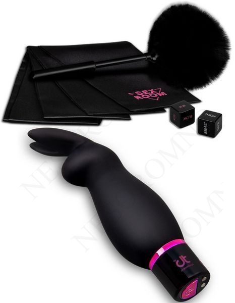 Набір аксесуарів для сексу Dream Toys Sex Room Raunchy, 6 предметів, чорний/рожевий DT22125 фото