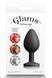 Анальний корок зі знімним каменем GLAMS XCHANGE ROUND MEDIUM  281066 фото 1