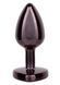 Анальна пробка CalExotics Diamond Heart Plug Small, чорна, 5,7 &times; 3,2 см CE16516B фото 4