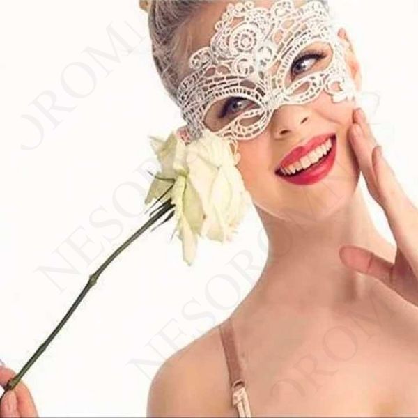 Еротична ажурна маска на очі - Чорний - Еротична білизна X0000072-1 фото