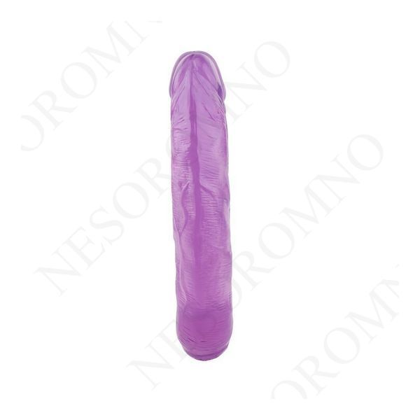 Фалоімітатор подвійний Chisa Hi-Rubber, фіолетовий 41671 / CN-711941671 фото