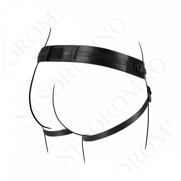 Труси для страпону з одним кріпленням No-Parts Jordan чорні, One Size 4177 / NP-01-BLK фото