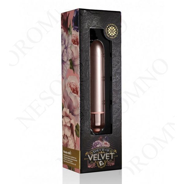 Віброкуля ROCKS-OFF-TOUCH OF VELVET VIBRATOR ROSE BLUSH RO13344 фото