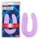 Фалоімітатор подвійний Chisa Hi-Rubber, фіолетовий 41671 / CN-711941671 фото 1