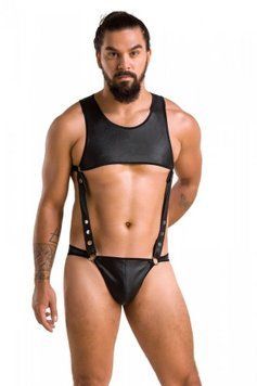 Боді чоловіче Passion ADAM 056 Black L/XL 72-70200 фото