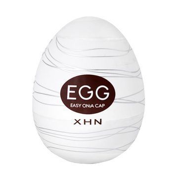 Мастурбатор-яйце з рельєфом XHN Egg Easy Ona-Cap, білий, 52 &times; 68 мм 15856 /PAS-MA-0266E фото
