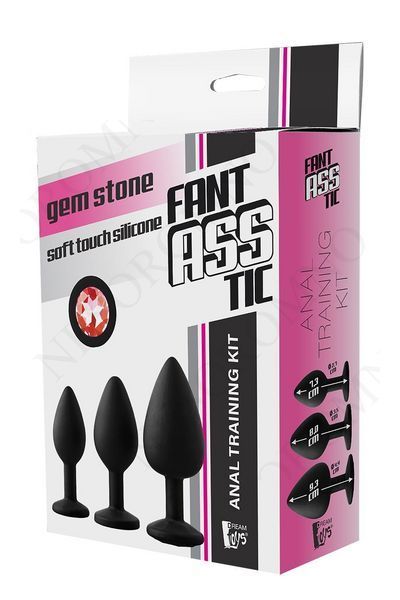 Набір анальних пробок Dream Toys Fantasstic Red Stone DT21897 фото