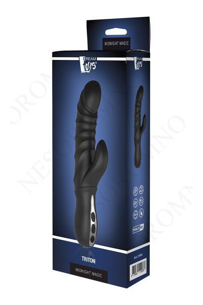 Подвійний вібратор Dream Toys MIDNIGHT MAGIC TRITON DT21952 фото