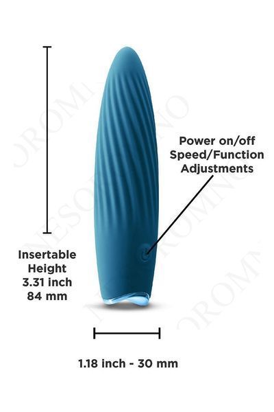 Віброкуля NS Novelties REVEL KISMET TEAL T280921 фото