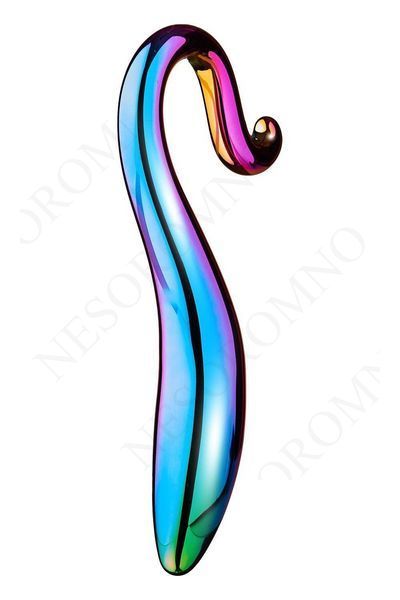 Вигнутий скляний фалоімітатор Dream Toys Glamour Glass, різнокольоровий DT22023 фото Вигнутий скляний фалоімітатор Dream Toys Glamour Glass, різнокольоровий DT22023 фото