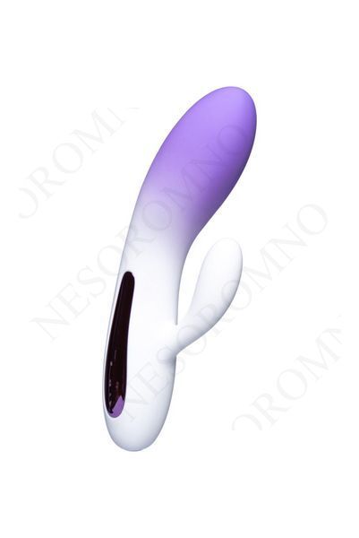 Міні вібратор кролик із кольоровим світлодіодом Every Night Toys, 7 режимів вібрації, бузковий градієнт OD-8308RV фото