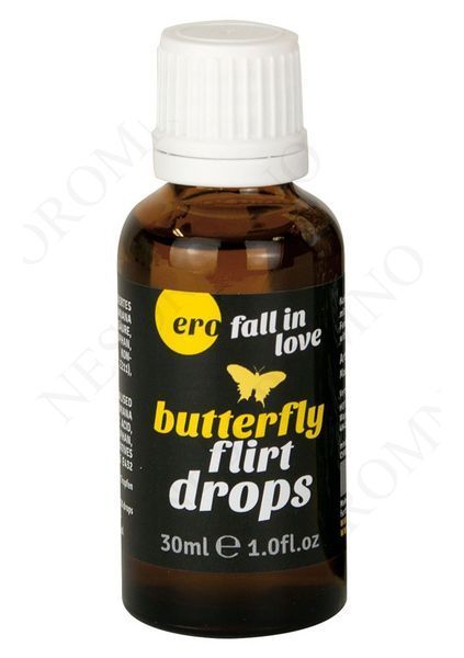 Збуджуючі краплі для двох ERO Butterfly Flirt Drops, 30 мл HOT77111 фото
