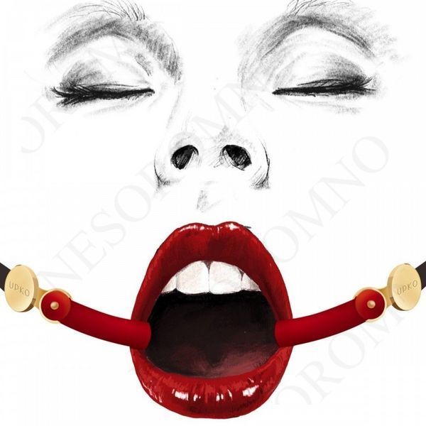 Кляп силіконовий Invisible mouth Gag Upko U63098 фото