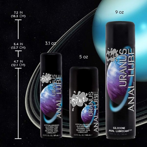 Лубрикант Анальний на силіконовій основі Wet Uranus, 148 мл WT43001 фото