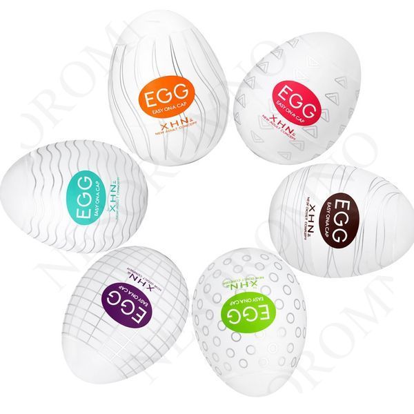 Мастурбатор-яйце з рельєфом XHN Egg Easy Ona-Cap, білий, 52 &times; 68 мм 15856 /PAS-MA-0266E фото