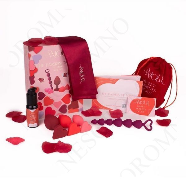 Набір для анального тренування Dream Toys Amour The Passion Of Love з намистинами та аксесуарами DT104336 фото