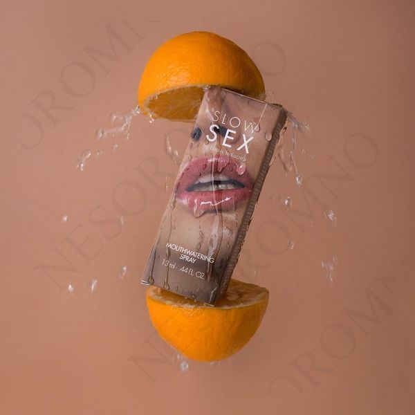 Спрей для посилення слиновиділення Slow Sex by Bijoux Indiscrets MOUTHWATERING SPRAY водній основі B0330 фото