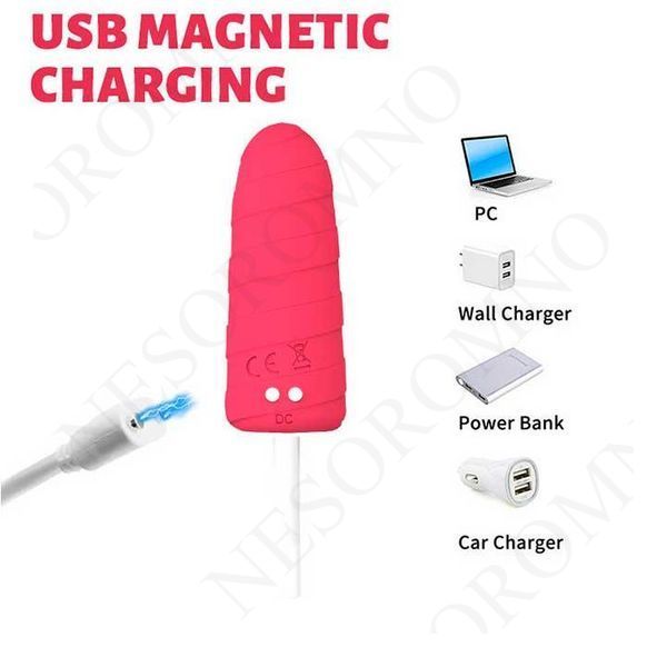 Вібратор "Морозиво" 10X Popsicle Vibrator USB - Рожевий - Смарт іграшки X0000737 фото