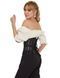 Корсет із сітки Star Night Steel Bones Grid Corsets з гачками і шнурівкою, чорний, L (без коробки)  A3530/L фото 2