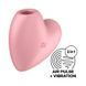 Кліторальний вакуумний вібратор Серце Satisfyer Cutie Heart, рожевий T3927 фото 4