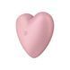 Кліторальний вакуумний вібратор Серце Satisfyer Cutie Heart, рожевий T3927 фото 1