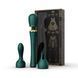 Вібратор мікрофон з насадками Zalo Kyro Wand Turquoise Green ZL02402 фото 1