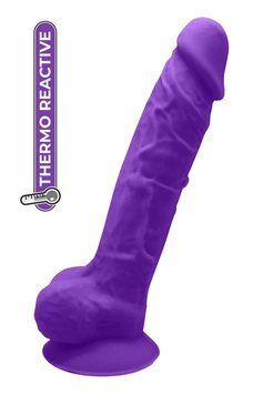 Фалоімітатор реалістичний Dream Toys Real Love на присосці з мошонкою, фіолетовий DT103162 фото