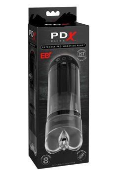 Вібропомпа вакуумна Pipedream PDX Elite чорна, 17.8 см P61438 фото