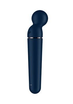 Вібратор-мікрофон Satisfyer Planet Wand-er для стимуляції всього тіла, синій, XXL T360577 фото
