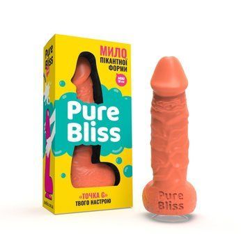 Мило член на присосці Pure Bliss MINI коралове, 15 см PB207341 фото