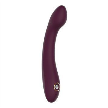 Вібратор для точки G Dream Toys Essentials зі стразами, бордовий, 21,8 &times; 3,6 см DT22234 фото