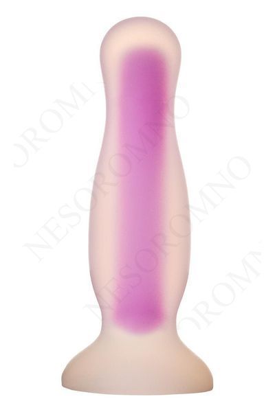 Анальна пробка люмінесцентна Dream Toys RADIANT Glow In The Dark синя, М DT22044 фото
