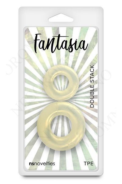 Ерекційні кільця NS Novelties Fantasia прозорі, 2 шт NS281403 фото