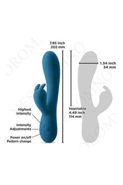 Вібратор кролик NS Novelties INYA LUV BUNNY DARK TEAL T280902 фото