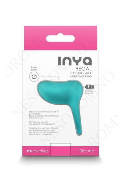 Віброкільце NS Novelties INYA REGAL TEAL T280917 фото
