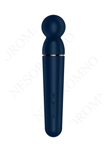 Вібратор-мікрофон Satisfyer Planet Wand-er для стимуляції всього тіла, синій, XXL T360577 фото
