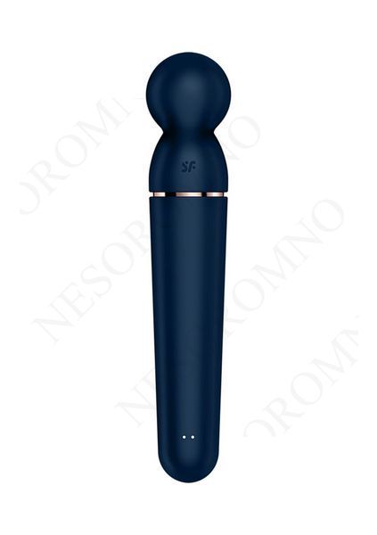 Вібратор-мікрофон Satisfyer Planet Wand-er для стимуляції всього тіла, синій, XXL T360577 фото