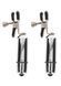 Затискачі на соски Taboom Nipple Play Adjustable Vibrating Clamps з вібрацією TB17277 фото 3