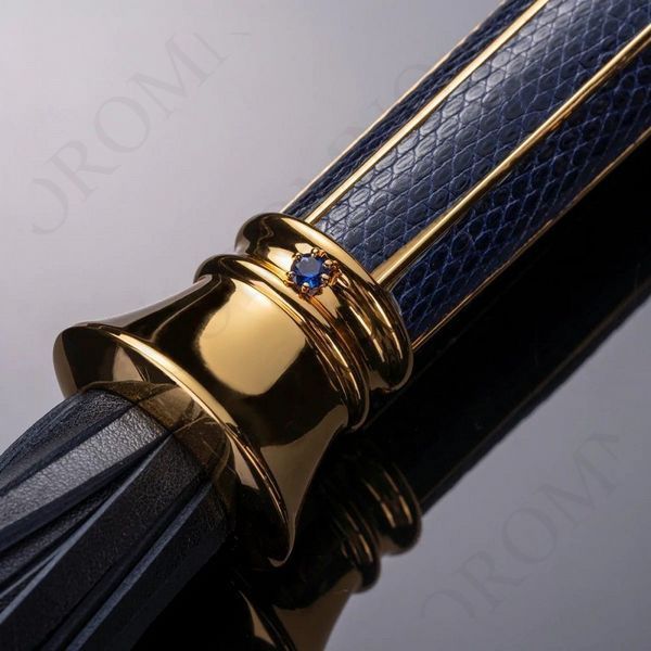 Флогер з італійської шкіри UPKO Black Label Collection, ручна робота U63821 фото
