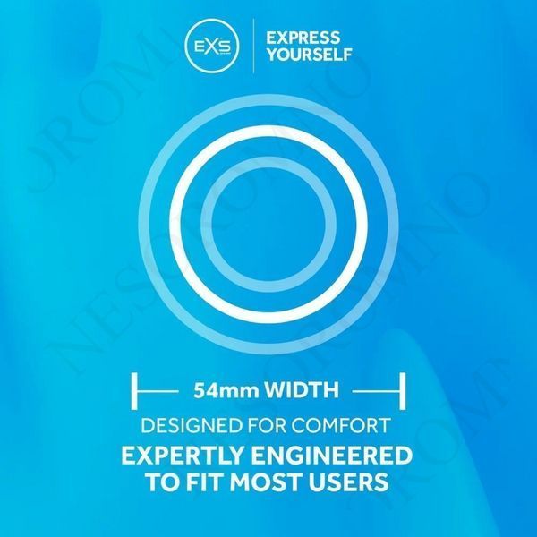 Презервативи охолоджувальні Exs Cooling Comfy Fit анатомічні (ціна за упаковку, 12 шт.) 07980 /exscool фото