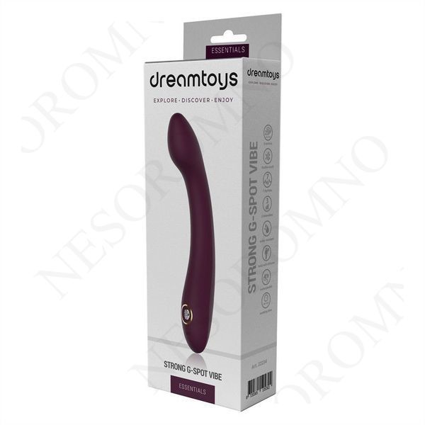 Вібратор для точки G Dream Toys Essentials зі стразами, бордовий, 21,8 &times; 3,6 см DT22234 фото