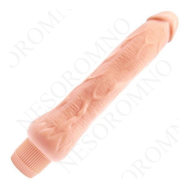 Вібратор реалістичний Barbara Dryad Multi Speed бежевий, 25 х 4 см B660149 фото