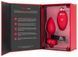 Анальна пробка з вібрацією і пультом управління B-Vibe Vibrating Heart Plug M/L Red 54015770000 фото 2