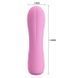 Міні-вібратор Pretty Love Alice, ребристий, рожевий, 12 х 3 см 31097 /BI-014563 фото 3