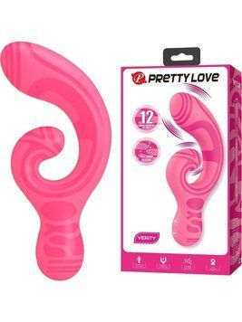 Вібратор-кролик Pretty Love Verity, рожевий, 12.5 см х 3.1 см BW-500115 фото