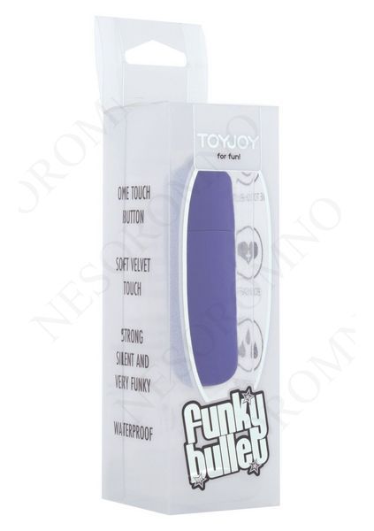 Віброкуля Funky Bullet фіолетова, 5.5 х 1.5 см 10403/Purple фото